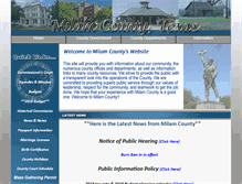 Tablet Screenshot of milamcounty.net